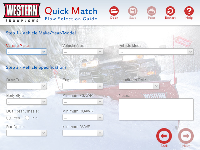 A screen of the updated QuickMatch system.